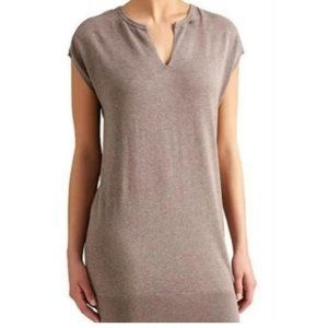 Athleta Intent Cap Sleeve Brown Sweater Dress Size Small